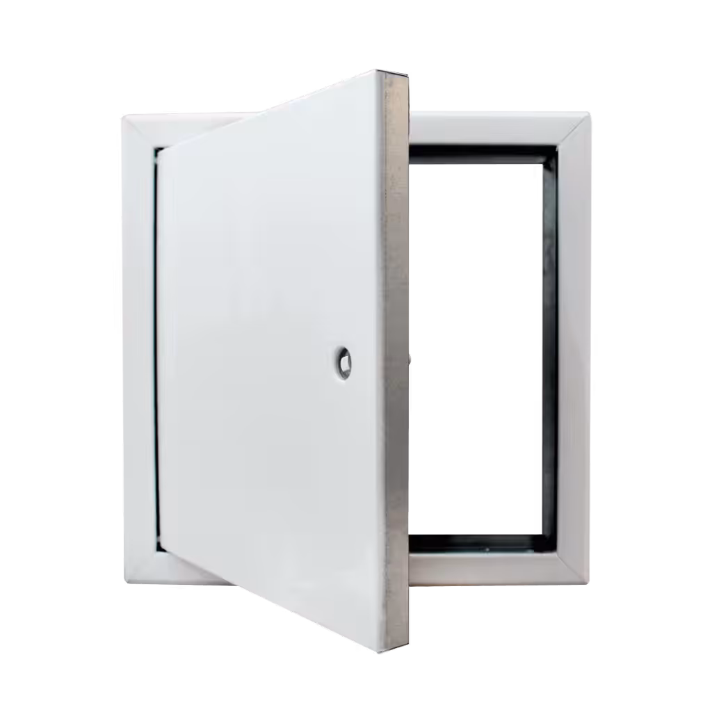 Revisionsklappe Tempo Softline luftdicht mit Schalldämmung, Öffnung Vierkantschlüssel, 200×200 bis 600×600 mm