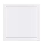 Revisionsklappe Tempo Softline luftdicht mit Wärmedämmung, Öffnung Drücken-Loslassen, 200×200 bis 600×600 mm