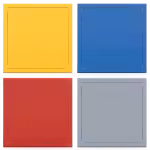 Revisionsklappe Tempo Softline farbig, Öffnung Drücken-Loslassen, in 14 RAL-Farben, 200×200 bis 800×800 mm